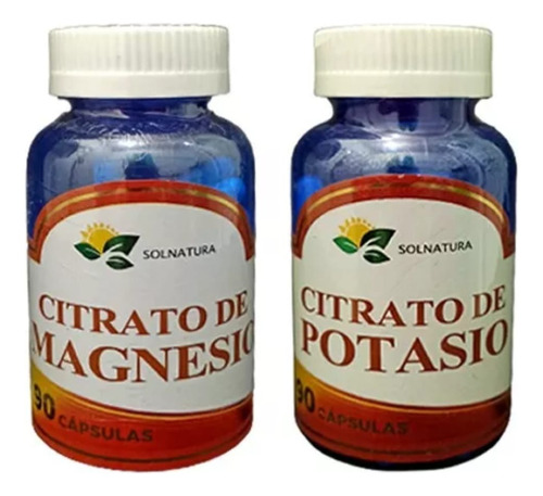 Citrato De Potasio Y Magnesio( 180 Capsuls ) .. 500mg C/u