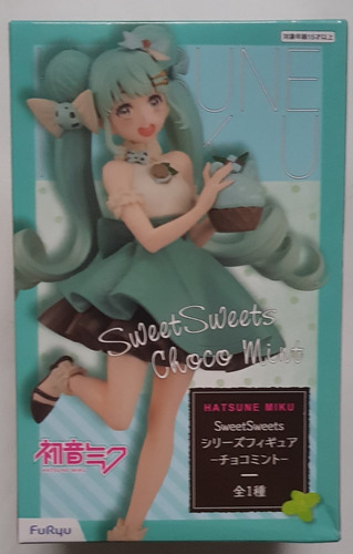 Figura Hatsune Miku Sweetsweets Series Chocolate Mint Nueva!