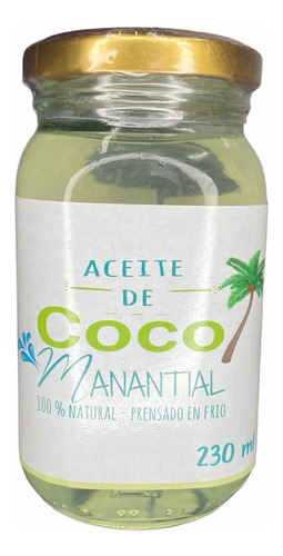 Aceite De Coco 100% Natural - mL a $96