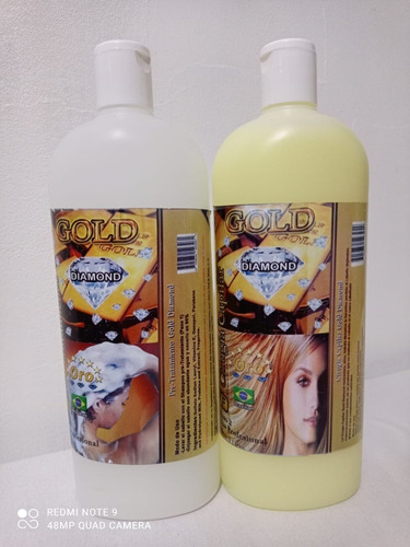 Kit Cirugía Capilar Gold Diamond Litro + Obsequio P/cabello
