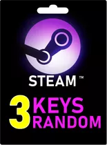 3 Chaves Aleatória Steam Ouro - 3 Steam Random Key R$50 +