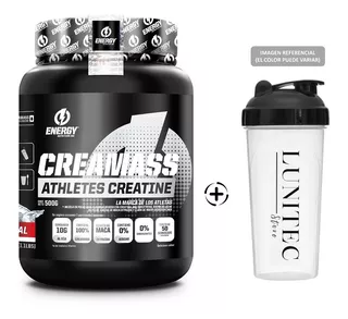 Creatina Energy Nutrition Creamass 500g Natural + Shaker