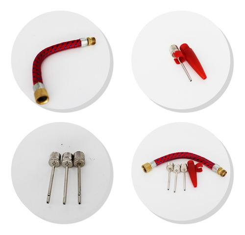 Bicos P/ Bomba Ar Conjunto C/ 5 Pcs