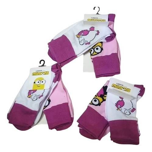 Bipack Calcetines Minions - Talla Standard Adulto