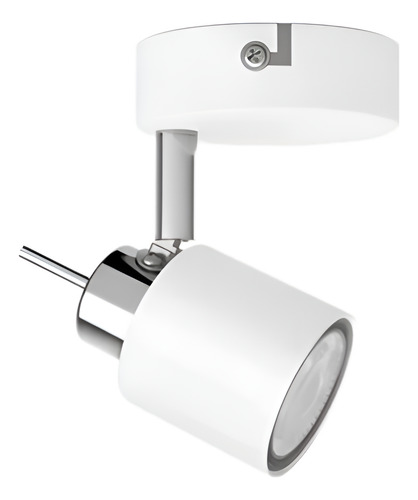 Aplique Foco Philips Meranti Spot Blanco Y Negro 1 X Gu10