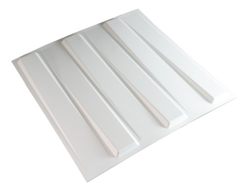 Panel Decorativo 3d Pvc Pared Bladet Blanco Decoform 1m2 4pz