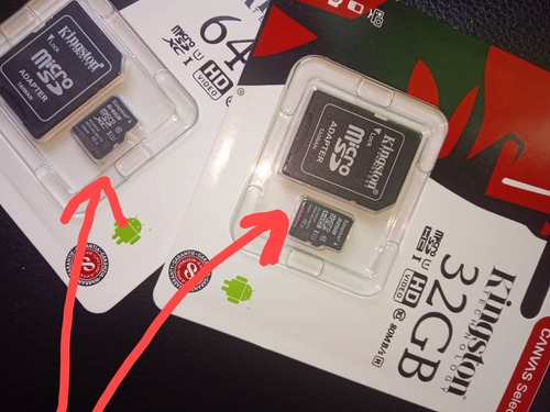 2microsd Kinsgton 16gb 100% Original Clase10 100% Selladas