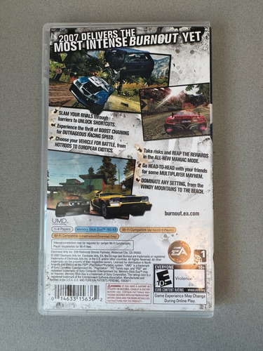 Burnout Dominator Psp Original Completo Americano (Usado)