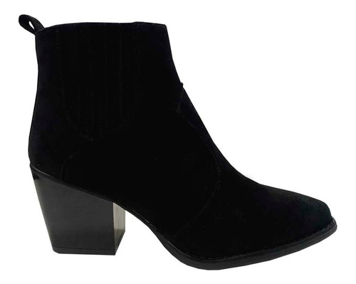 Botin Gamuza Ecológica Zaz55 Negro