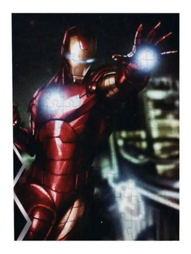 Rompecabezas Ironman Marvel Avengers 100 Pz En Lata Novelty