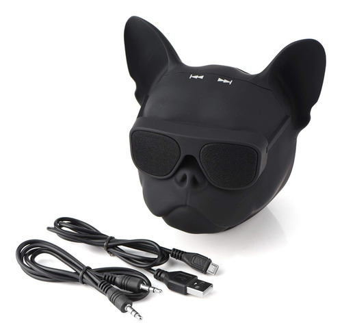 Altavoz Con Forma De Bulldog Goshyda, Altavoz Portátil Con