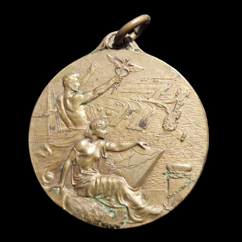 Medalla Centenario Bahía Blanca - 1928 - 32 Mm Bronce - 160