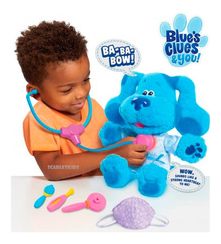 Imagen 2 de 7 de Pistas De Blue Y Tu Peluche Chequeo Medico Frases Luz Sonido