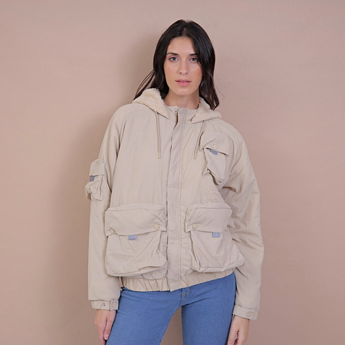 Campera Upminorista Mujer Abrigo Con Capucha