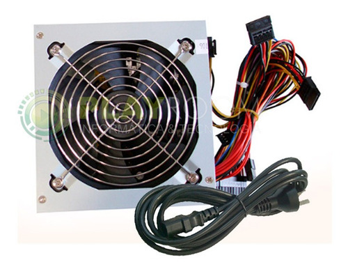 Imagen 4 de 6 de Fuente De Alimentacion Kelyx 500w C/cooler 12cm Y Cable