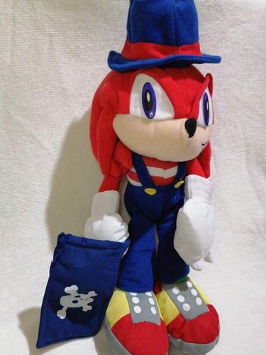 Peluche Original Knuckles Sonic Project Toy Nerwork Sega 40. (Usado)