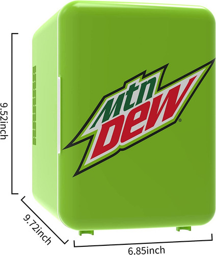 Frigobar Mini Refrigerador Mountain Dew Portátil 6 Latas