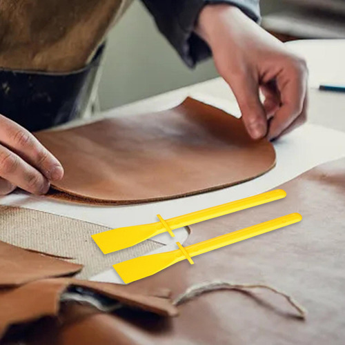 0 2 Uds Esparcidores De Pegamento Multifunción Amarillo