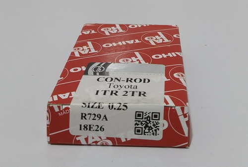 Imagen 3 de 5 de Conchas Biela Taiho Toyota Hilux 2.7 1tr-2tr Std/010/020/030