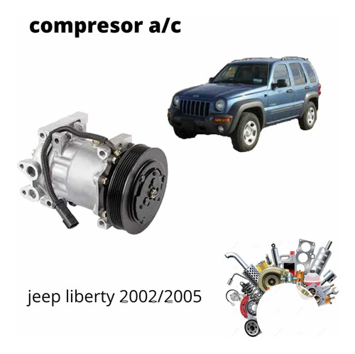 Compresor A/c Jeep Liberty 3.7 6cil 2002/2005