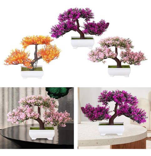 Bonsái Artificial, Planta Falsa Para Estantería