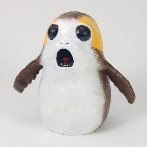 Boneco Porg Gritando 10,5cm - Starwars Os Últimos Jedi