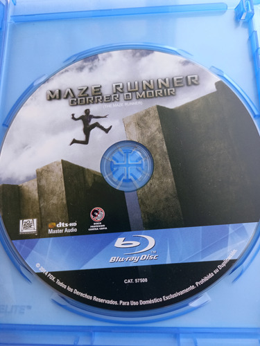 Maze Runner Correr O Morir Pelicula Bluray (Usado)