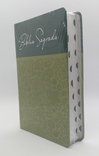 Imagem 4 de 9 de Bíblia Letra Gigante Sbb Verde Oliva + Índice + Capa Brinde