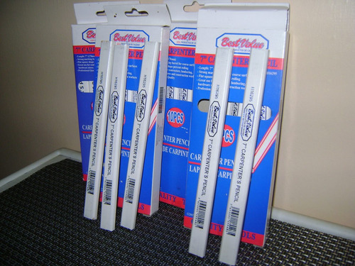 Lápiz Carpintero Por Caja Profesional Bestvalue De 7 (178mm)