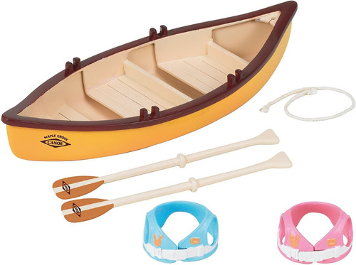 Calico Critters Canoa Lancha Canoe Mar Sylvanian Ternurines