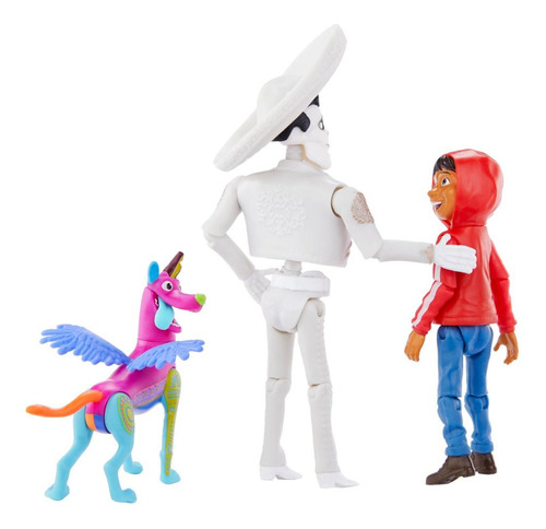 Bonecos Coco Disney Pixar 3 Figuras Storytellers Mattel Hmm0
