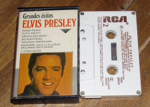 Elvis Presley Grandes Exitos Cassette Argentino / Kktus