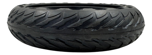 Cubierta Maciza Para Monopatin Electrico Solida 8.5x2 Negro