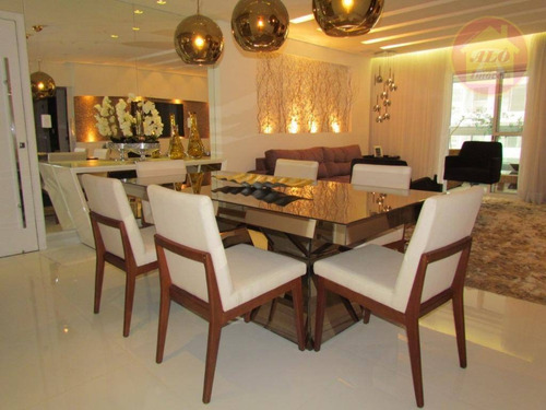Apartamento Com 3 Dormitórios À Venda, 148 M² Por R$ 1.220.000 - Canto Do Forte - Praia Grande/sp - Ap5551