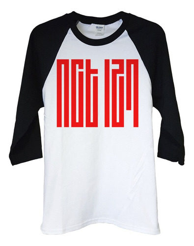 Polera Raglan 3/4 Nct 127 Logo Pop Abominatron