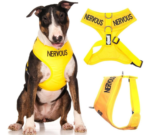 Dexil Limited Nervous (give Me Space) Arnés Para Perro Con A