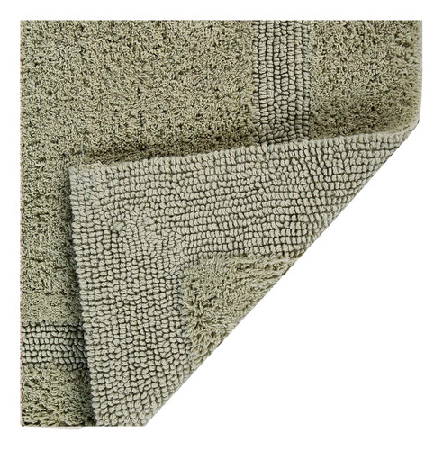 Alfombras De Baño Reversibles Lux 100 Algodón Paquete 2