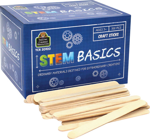 Stem Basics: Palito Para Manualidad 500 Unidad