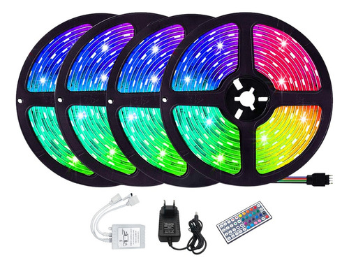 Tira De Luz Led Rgb 3528 De 20 M, Luz Led Flexible Que Cambi