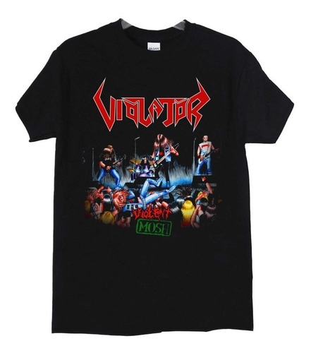 Polera Violator Violent Mosh  Live Stgo Metal Abominatron