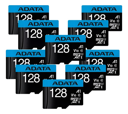 Kit 10 Tarjetas De Memoria Adata Ausdx128guicl10a1-ra1 Premi