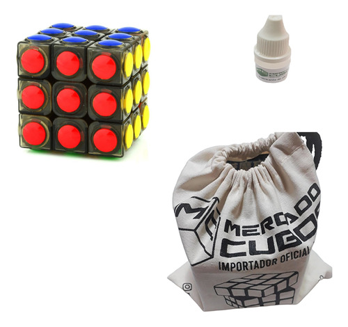 Cubo Rubik Original Linggan Moyu 3x3 + Base Moyu