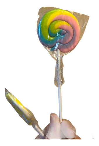 Chupetín Paleta De Caramelo Color Pastel X 10u