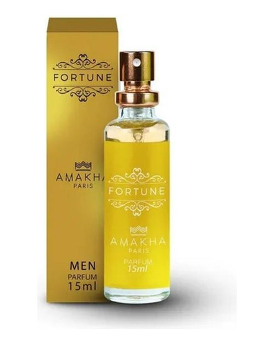 Kit 3 Perfume Fortune Masculino Amakha Paris Bolso Bolsa