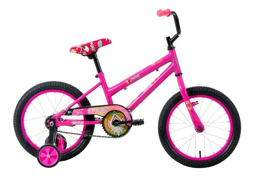 Bicicleta Veloci Dalilah Bmx Rodada 16 Rosa Infantil