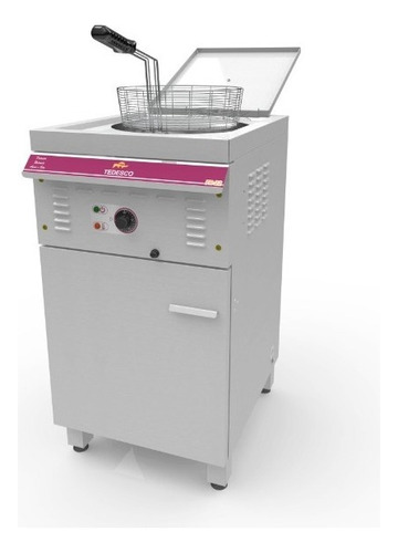 Fritadeira Elétrica Fr-22 Ao Tedesco Óleo / Água 1 Cesto 9kw Cor Inox 220V