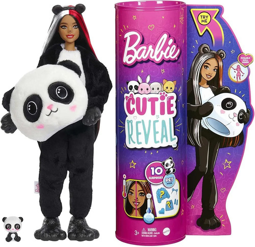 Muñeca Barbie, Muñeca De Peluche Cutie Reveal Panda