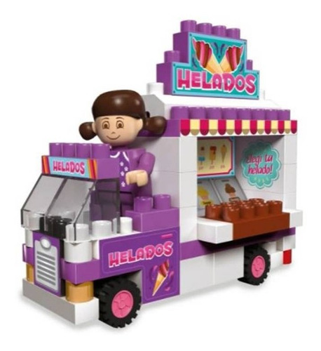 Imagen 3 de 3 de Blocky Chicas Food Truck Con 65 Piezas Original Cantidad De Piezas 65