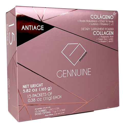 Gennuine Antiage 1 Mes - Colágeno Para Celulitis Y Estrías