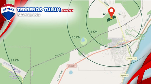Cenote Con 17.5 Hectareas Con Frente De Carretera